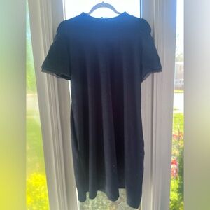 Vera Wang navy knee length dress!